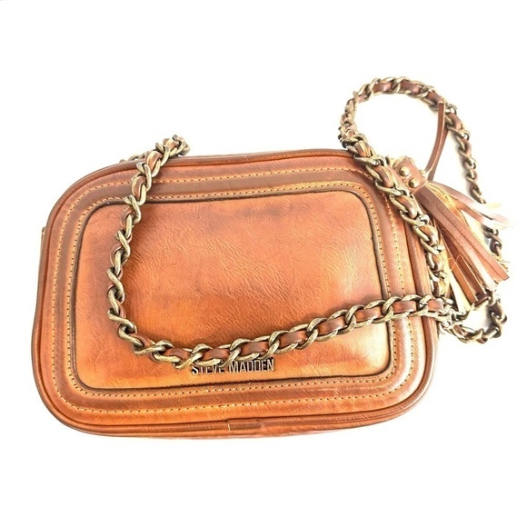 Steve Madden Shoulder Crossbody Chain Square Bag - Picture 3 of 8